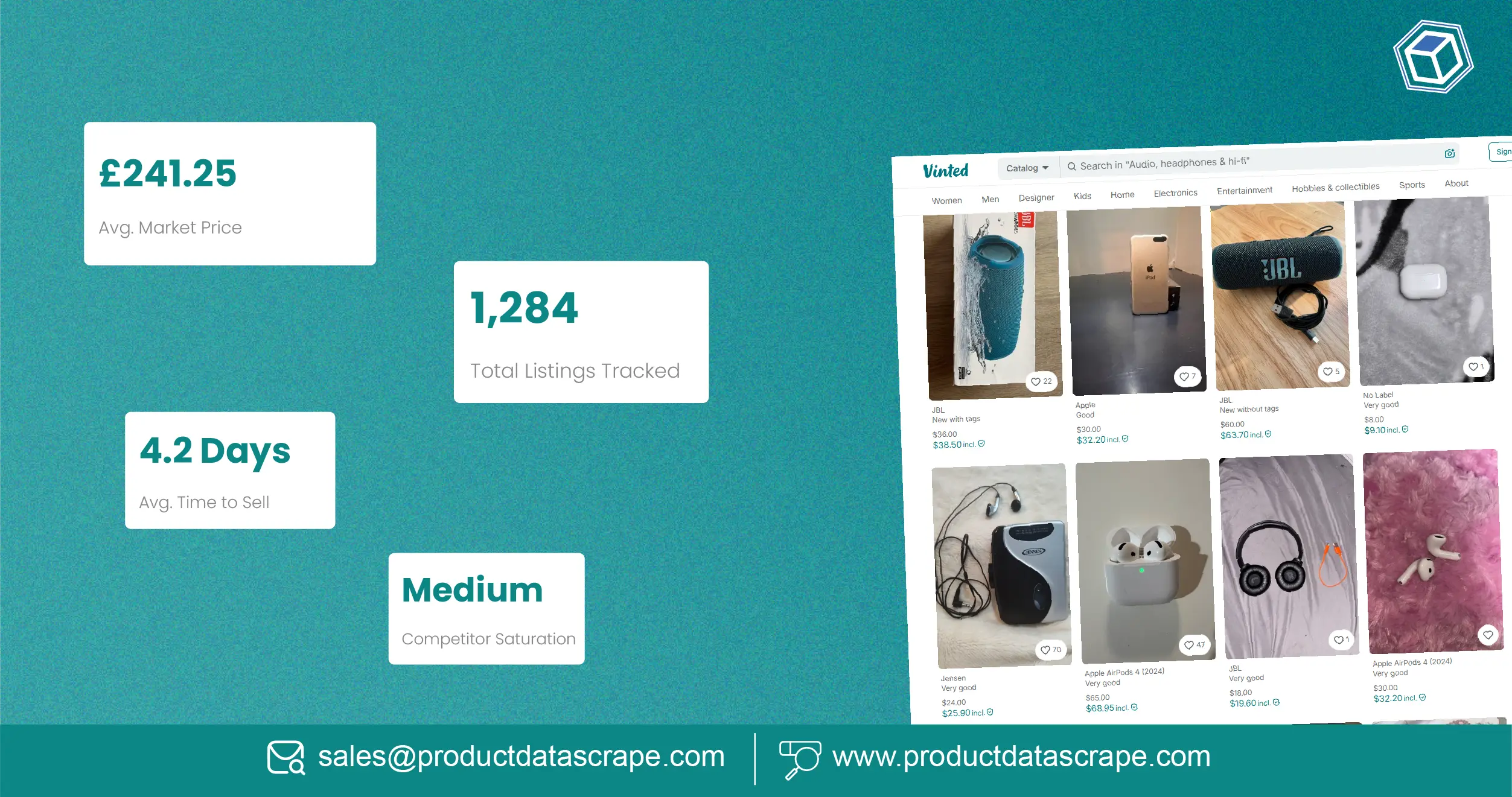 Tracking Competitor Electronics Listings on Vinted UK with Web Data
